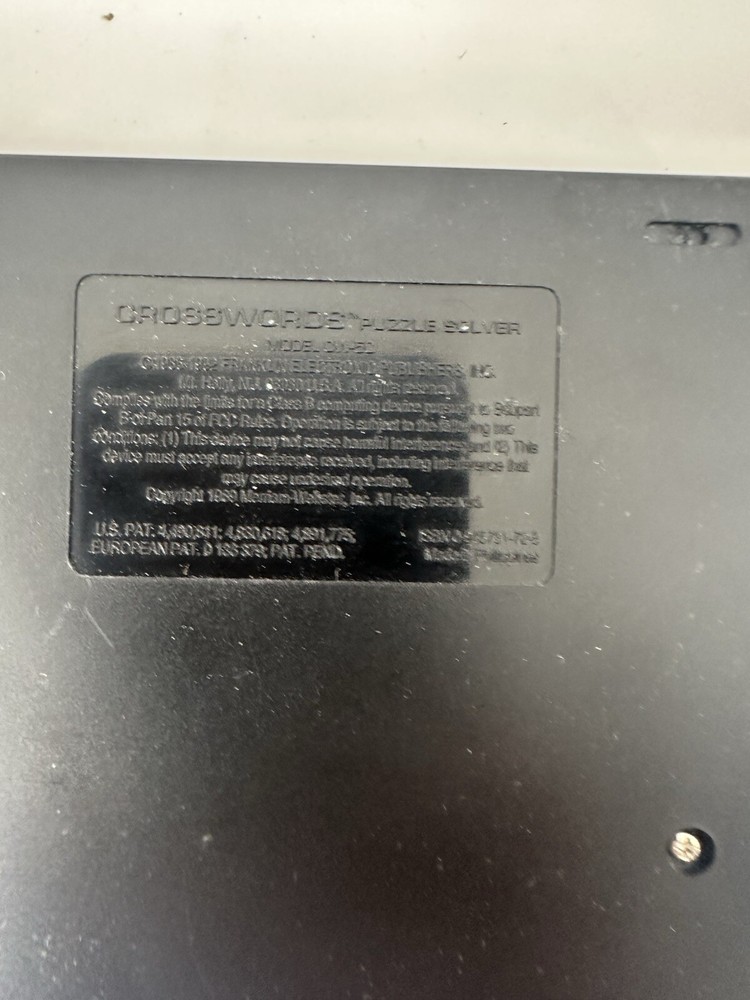 Franklin Crossword Puzzle Solver CW-50