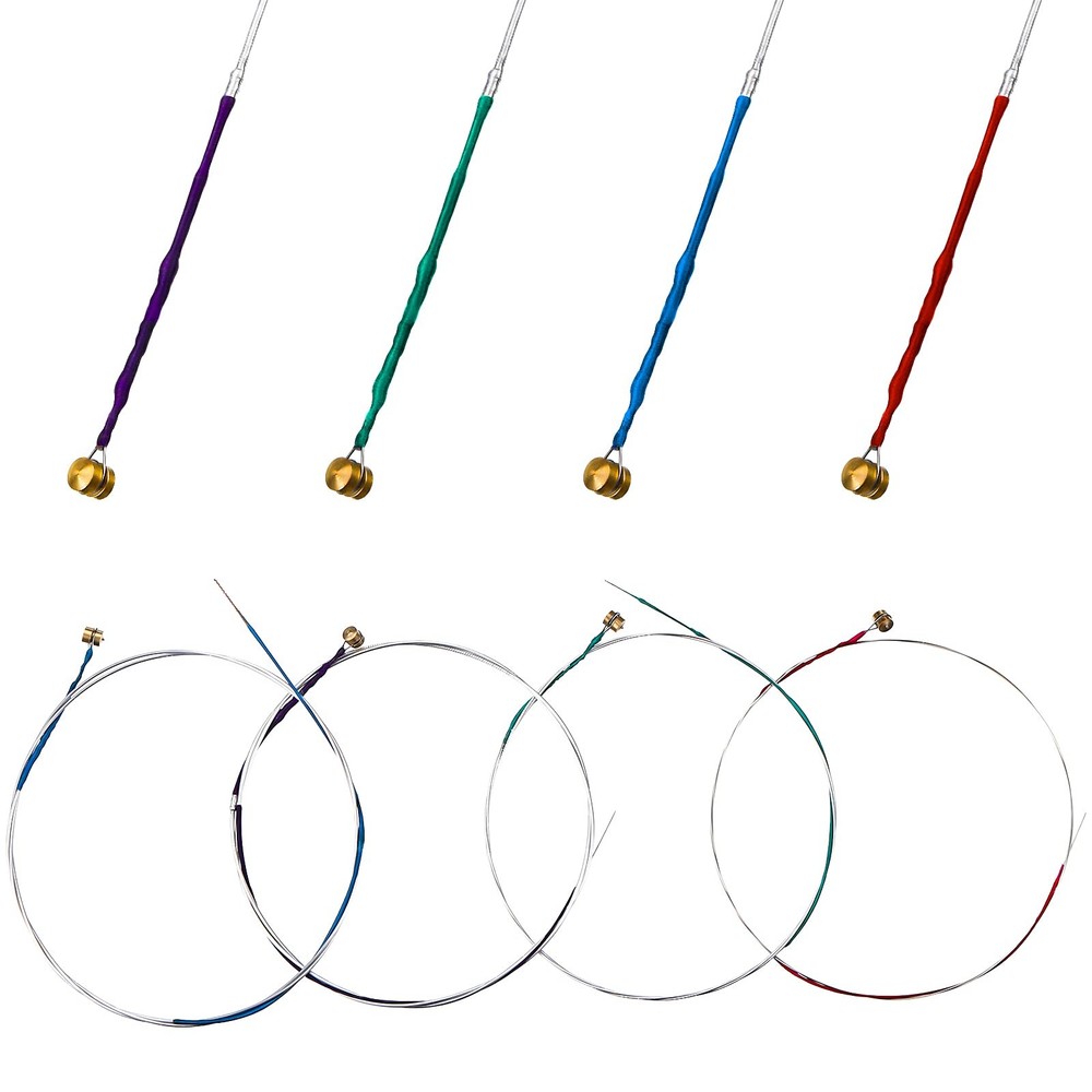 Yeshone 8 Pieces Violin Strings Universal Full Set (g-d-a-e) 4/4 Black