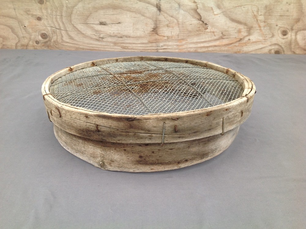 Antique Large 18" Round Sifter