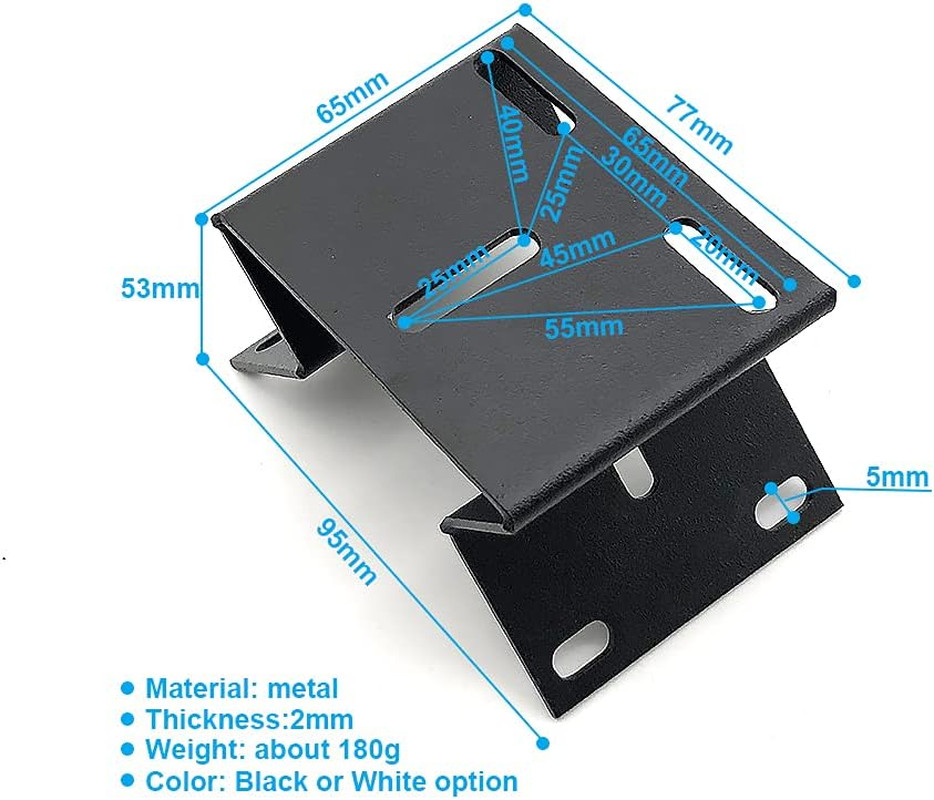 CCTV Video Surveillance Camera Mounting Bracket Vertical Wall Corner Right Angle