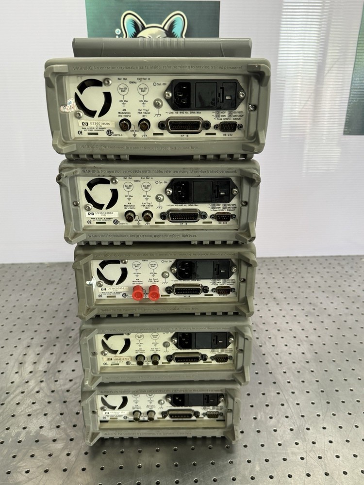 HP 33120A 15MHz Function Arbitrary Waveform Generator Tested Output Qty 5