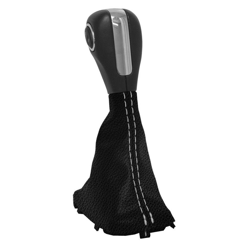 Automatic Shift Boot PVC Leather for Ford Explorer 2011-2019 White Stitch