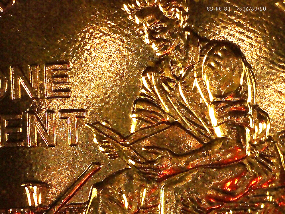 2009 P BU FY DOUBLED DIE REVERSE ERROR WDDR-010