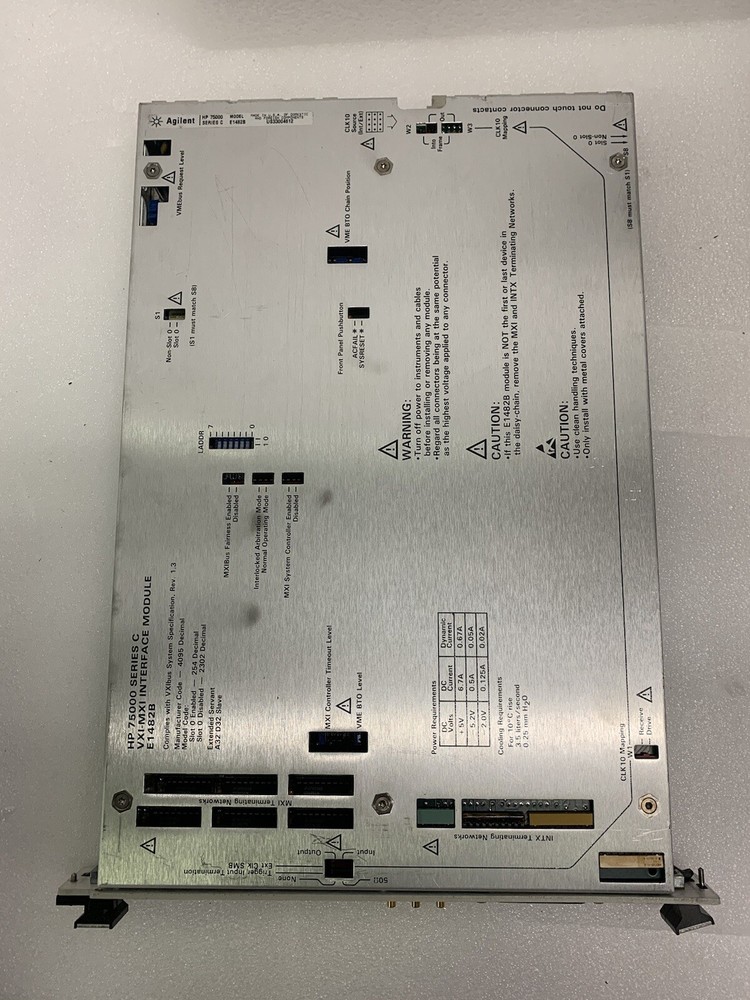 New HP E1482B VXI MXI Interface Module P/N 181045-52