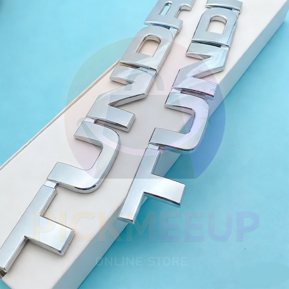 Chrome Side Door Badges Tailgate Letters Emblem For 2007-2013 Tundra Replacement