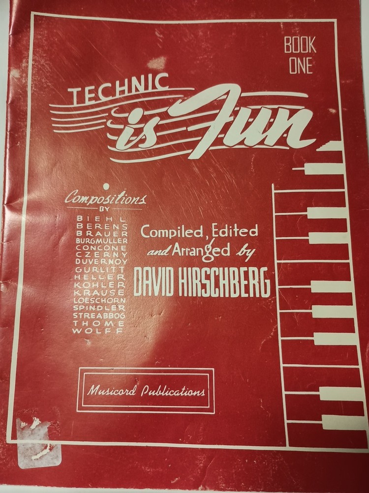 Technic Is fun By David Hirschberg Book One 1969 H1
