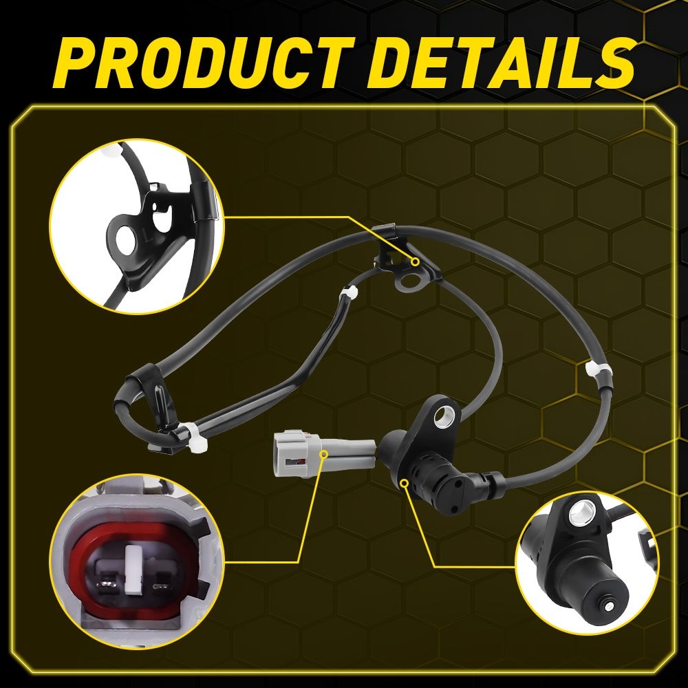 2pcs Front Left & Right ABS Wheel Speed Sensor For Toyota 2004-2008 Prius Base