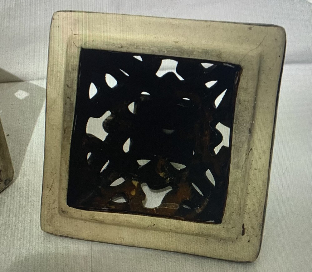 Ceramic Candle Holder 8.5" High