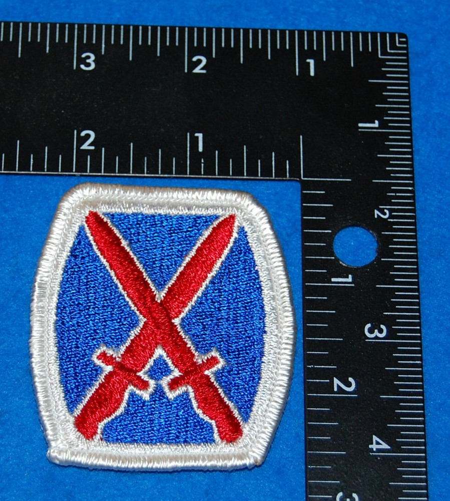 US Army 10th Light Division Embroidered Patch