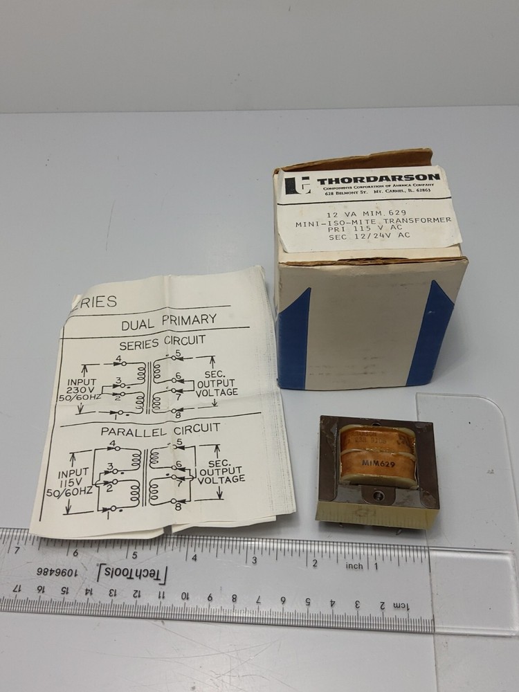 THORDARSON MIM-629 MINI-ISO-MITE TRANSFORMER (NEW)
