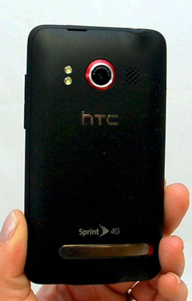 HTC EVO 4G Sprint PCS BLACK Google Android Smartphone Bluetooth PC36100 Grade C