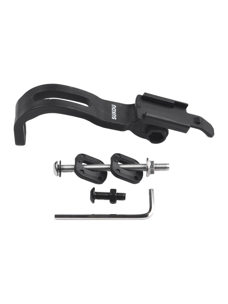 Secure Bike Computer Support with Front Fork Installed Bicycle Light Stand