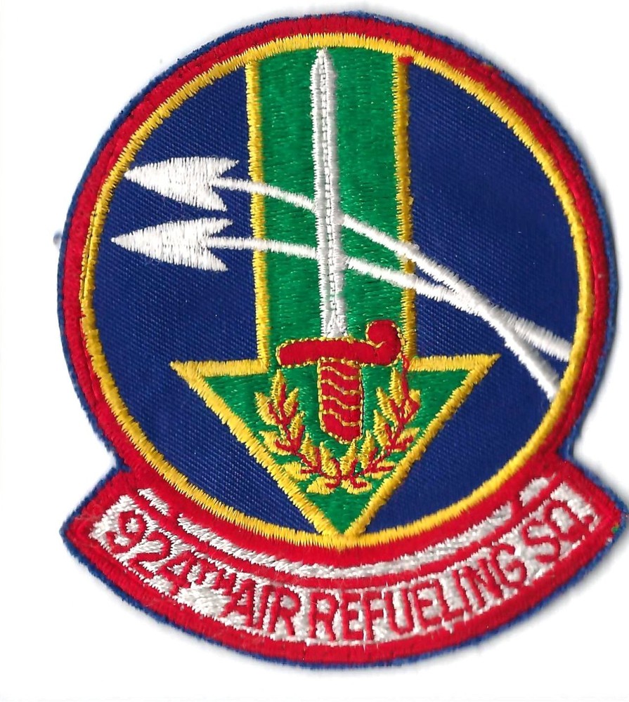 PATCH USAF 924TH AIR REFUELING SQ  CASTLE  AFB        B7-14