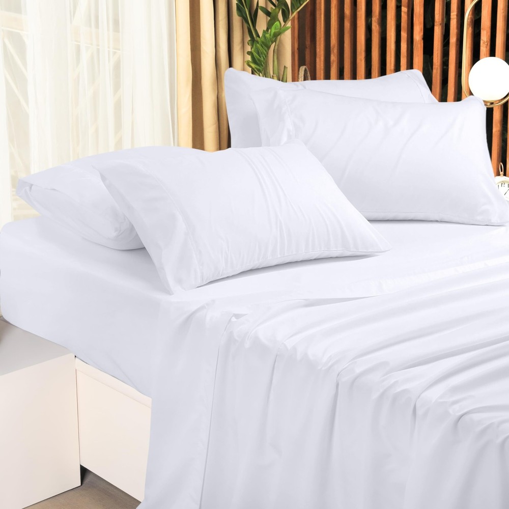 Utopia Bedding Queen Sheet Set – 4 Piece Bed Sheets for Queen Size Bed, So