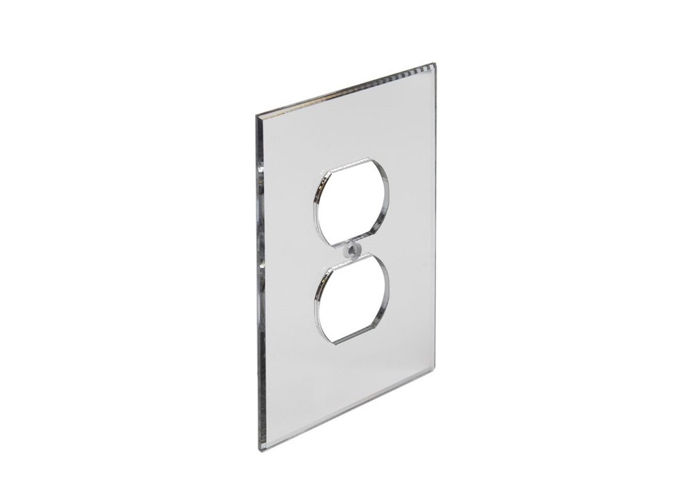 FHC AMP103 Clear Single Duplex Plug Acrylic Mirror Plates