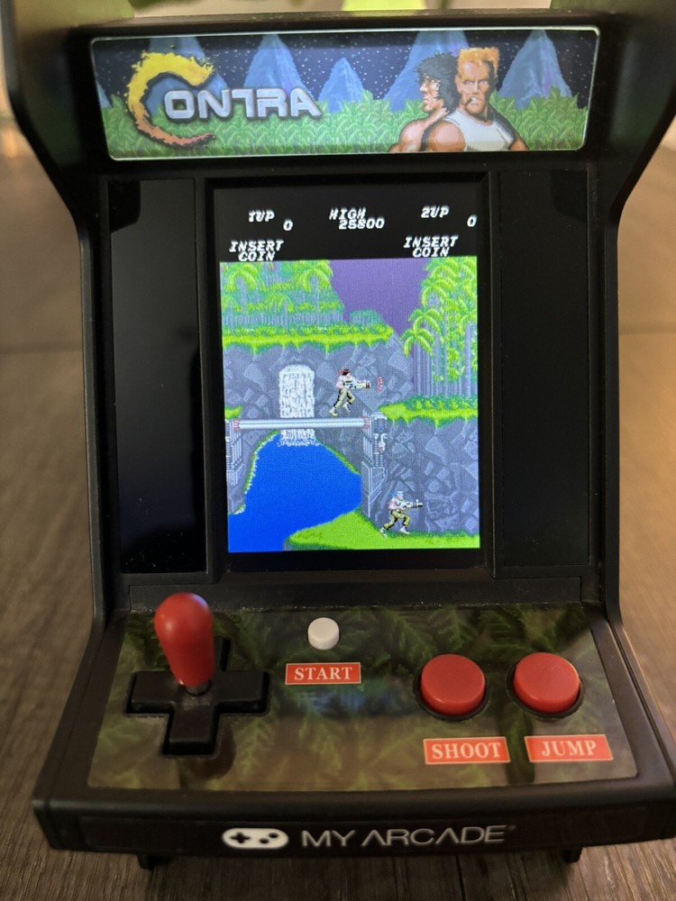 My Arcade Contra Micro Player, Fully Playable, Allows CO/VS Link for CO-OP