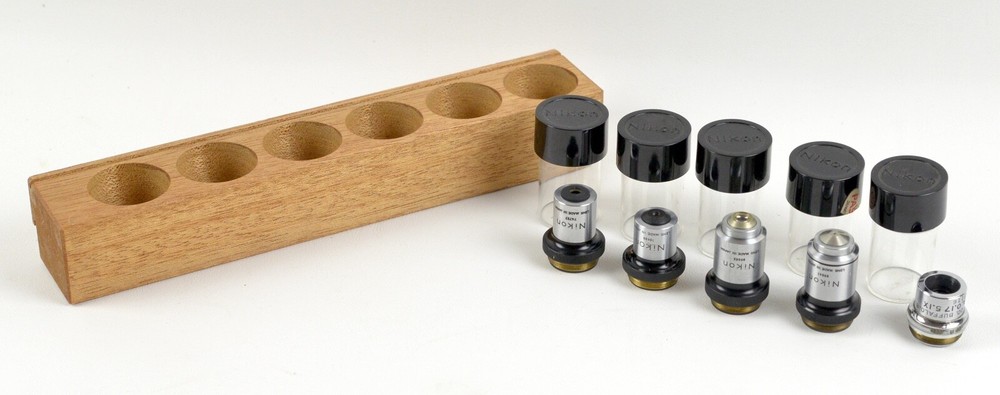 Lot of Nikon s Plan Microscope Objectives