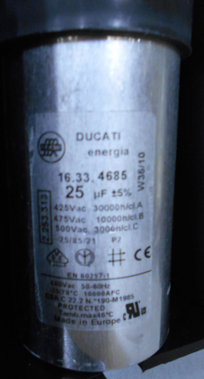 Aspera Compressor Motor Capacitor / Relay Assembly 1.262.234