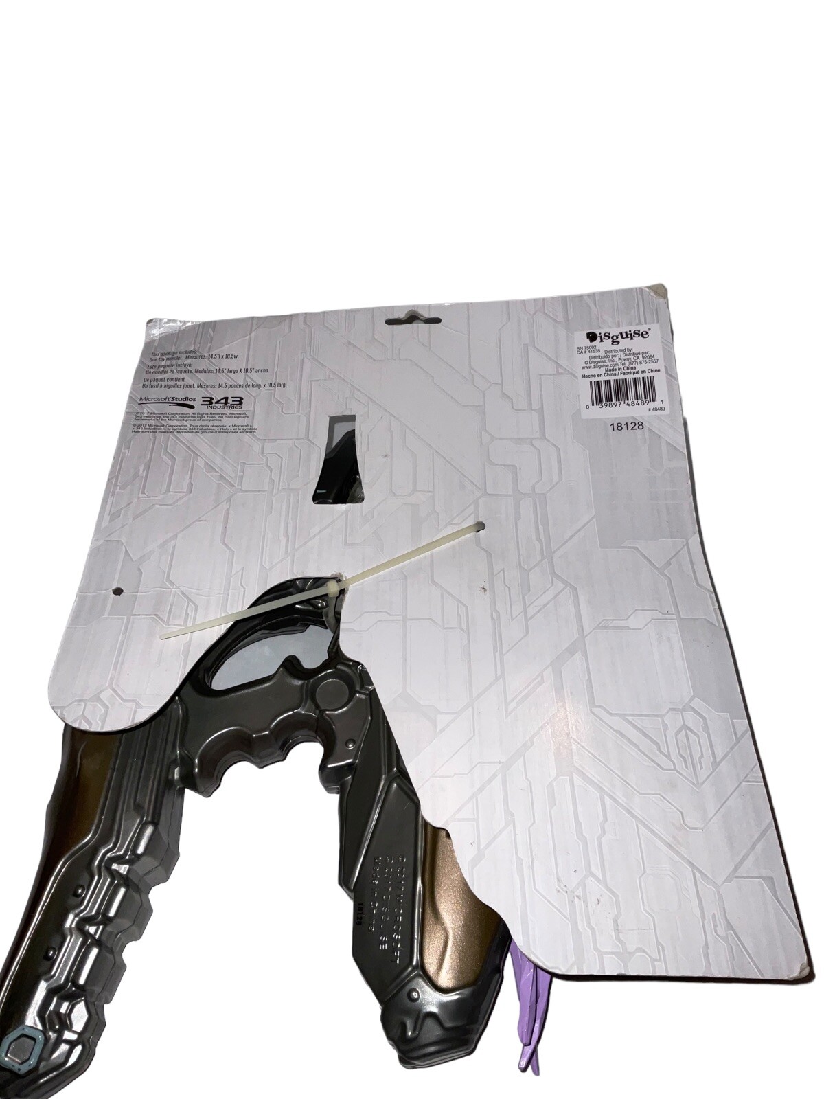 Halo Master Chief Needler Gun Toy Costume Accessory Disguise Halloween New Read