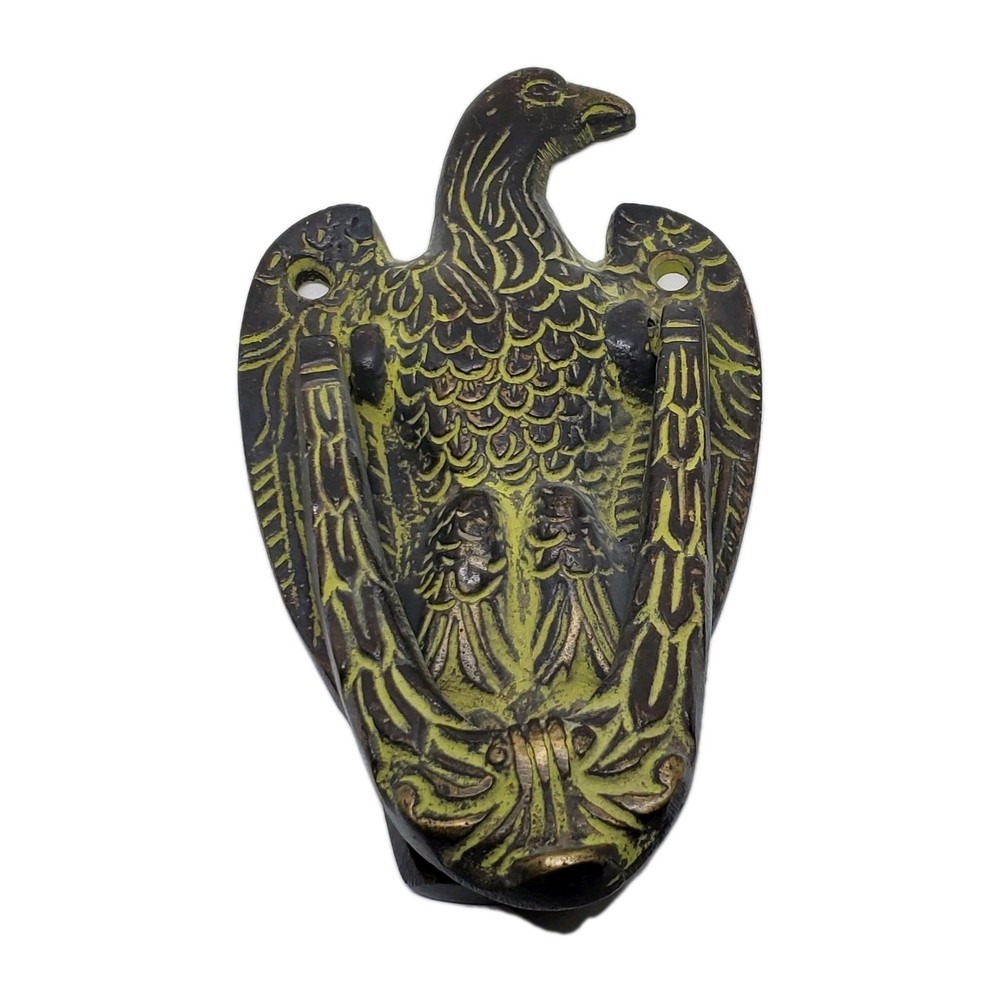 LARGE Cast Iron Antique Style Rustic Eagle Figurine Door Knocker