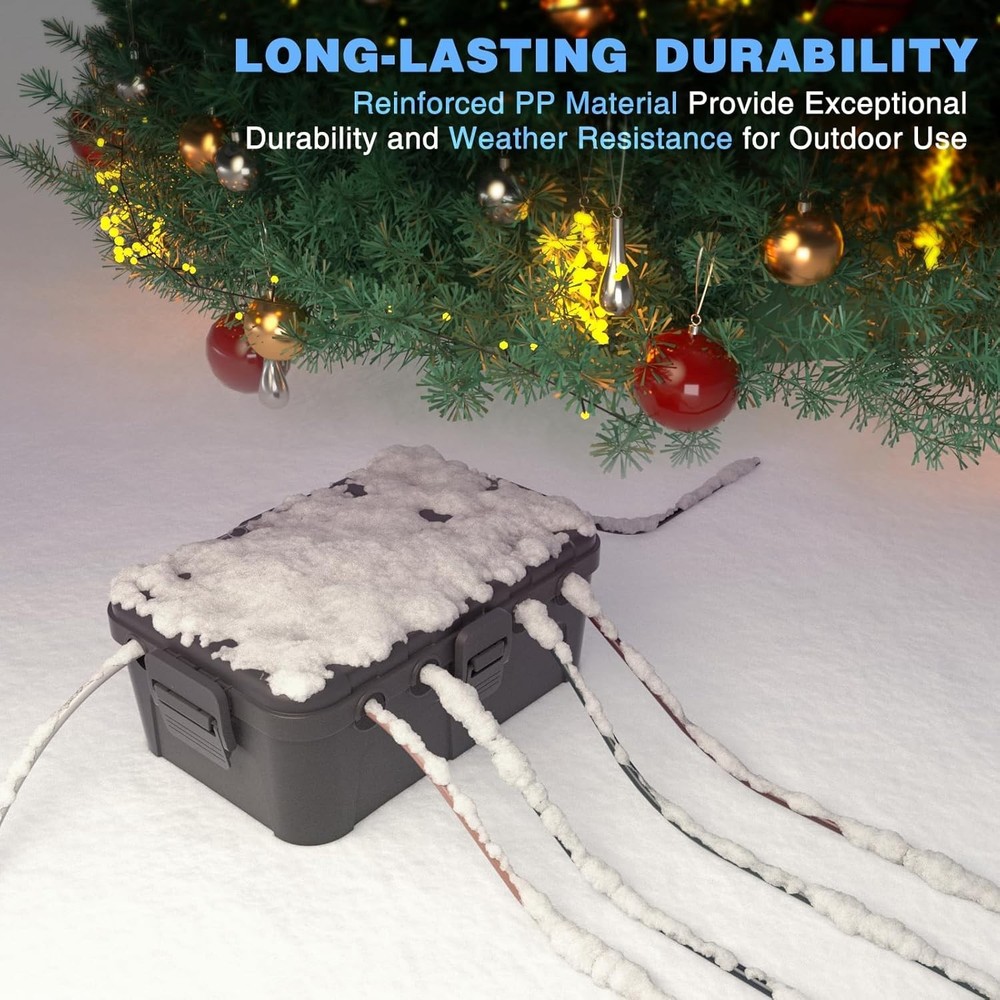 Waterproof Outdoor Storage Box - Large Capacity Weatherproof Solution