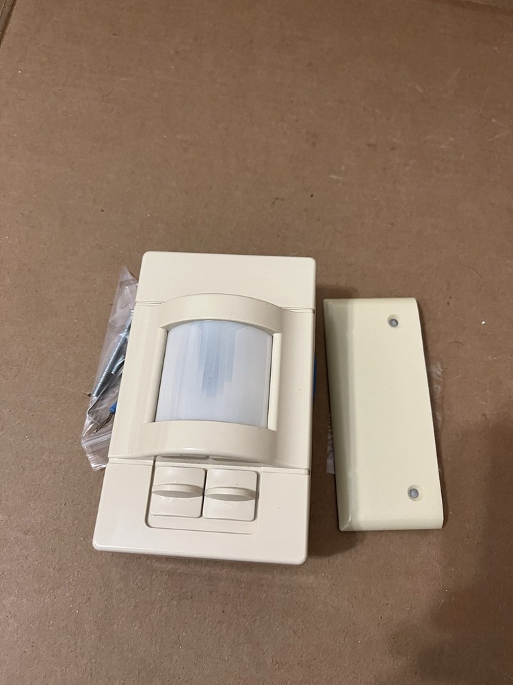SENSOR SWITCH LWS-2P-I LARGE AREA WALL SWITCH SENSOR WITH 2-POLE, IVORY, NIB