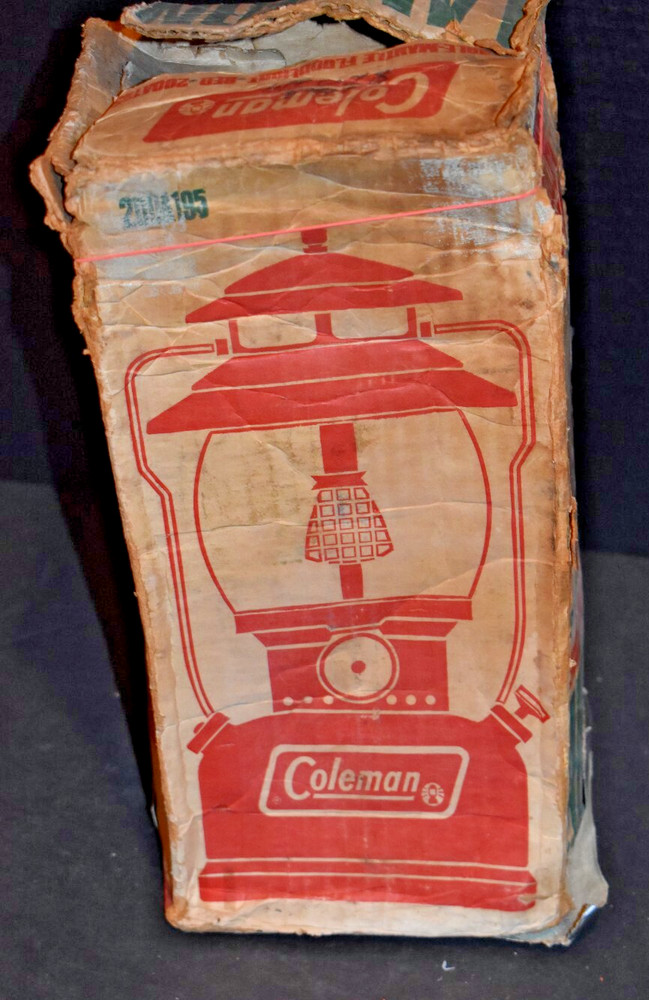 Vintage Coleman Model 200A195 Lantern Box Only. b