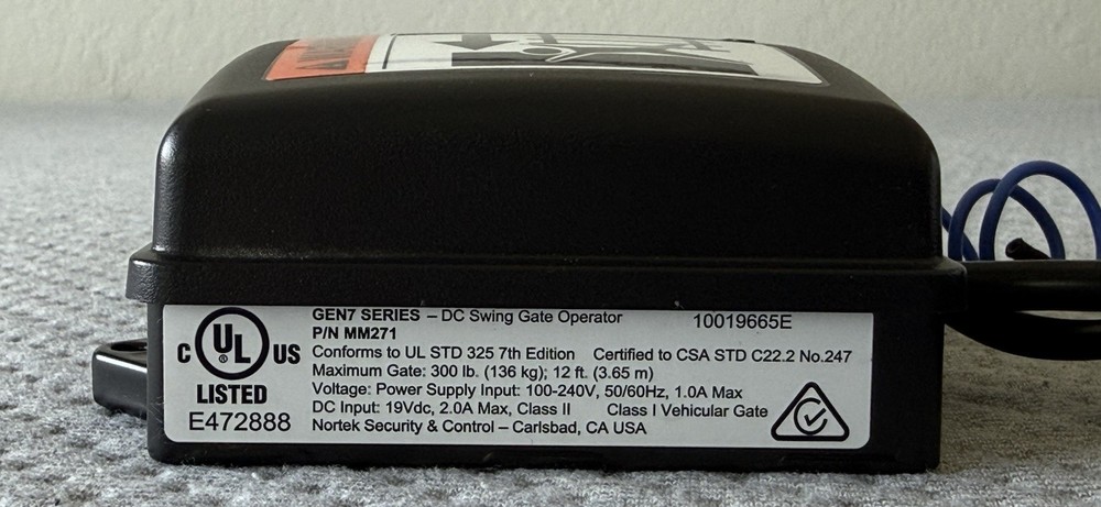 Mighty Mule OEM Loaded Control Box for MM271 Gate Operator