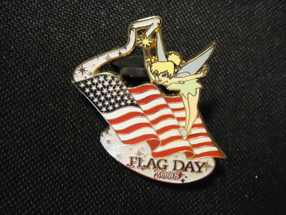 DISNEY FLAG DAY 2008 TINKER BELL PIN LE 2000