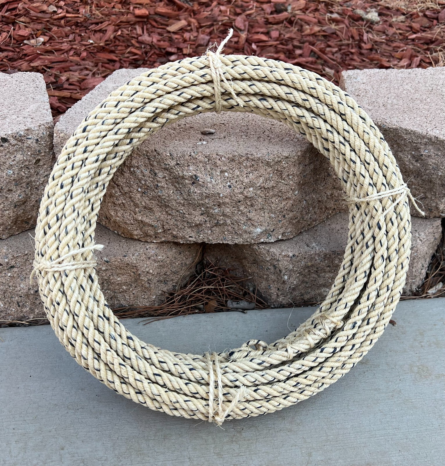 65 ft Soga Charra De Ixtle, Charro Rope, Reata Para Laza. Chavinda de Ixtle