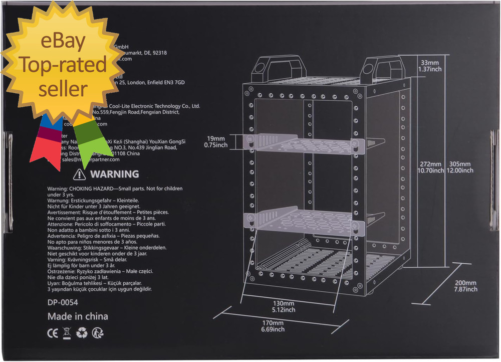 Deskpi Rackmate TT Mini Server Cabinet for Mini PC Network Servers Audio