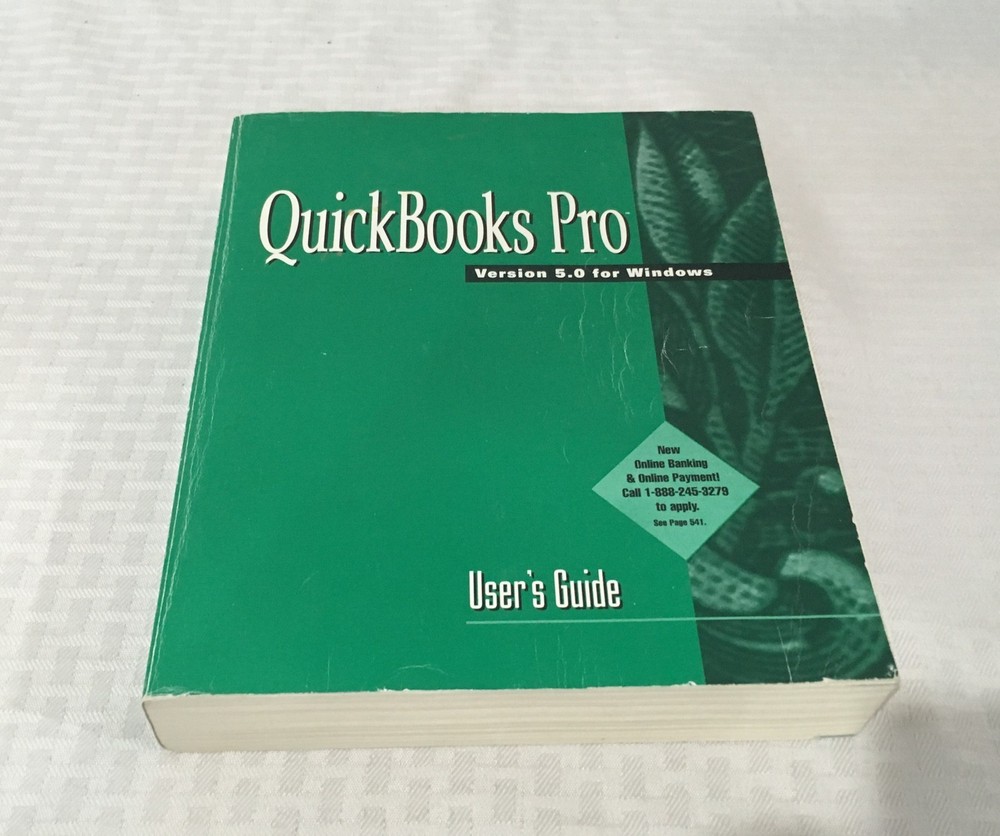 QUICKBOOKS PRO VERSION 5.0 FOR WINDOWS / USER'S GUIDE & INSTALLATION GUIDE