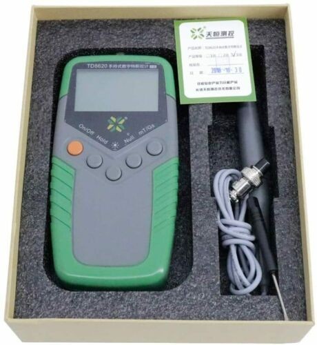 Teslameter Magnetic Gauss Meter with Display Class 5 Accuracy Range 200mt/2000mt