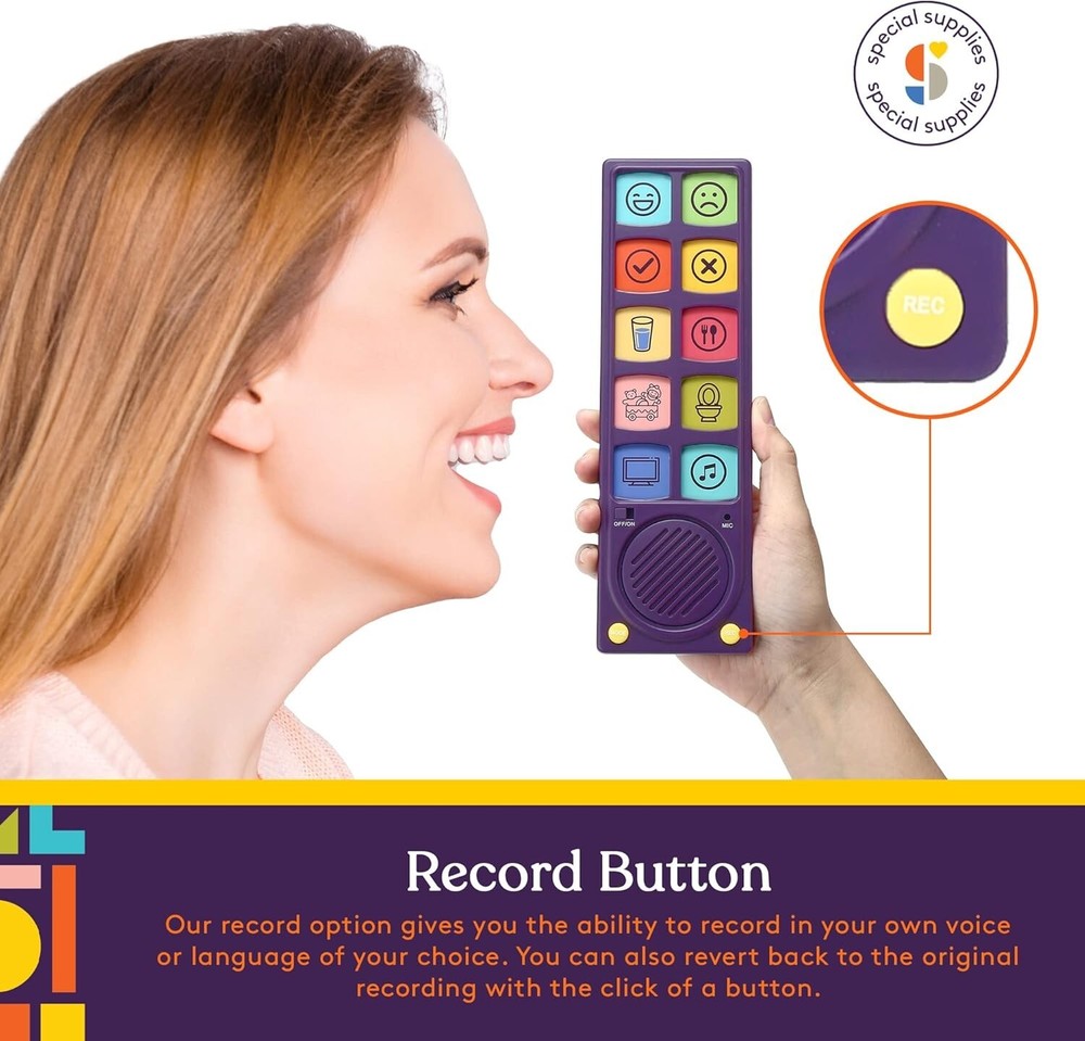 AAC Communication Device for Speech Therapy, Talker Buddy Communication Device