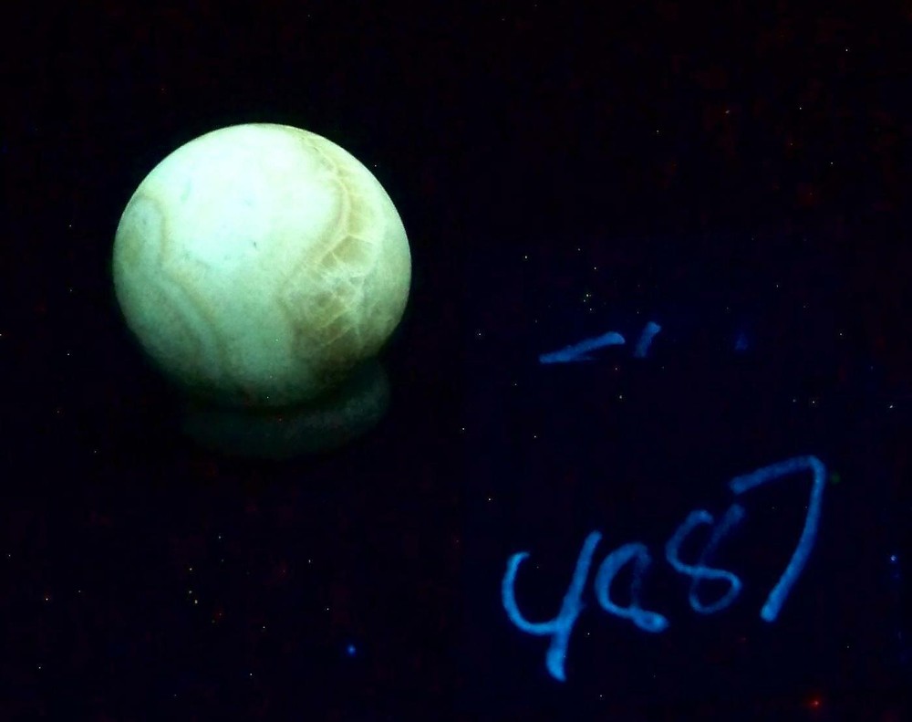 Fluorescent Onyx 25mm Sphere for Collection 4887