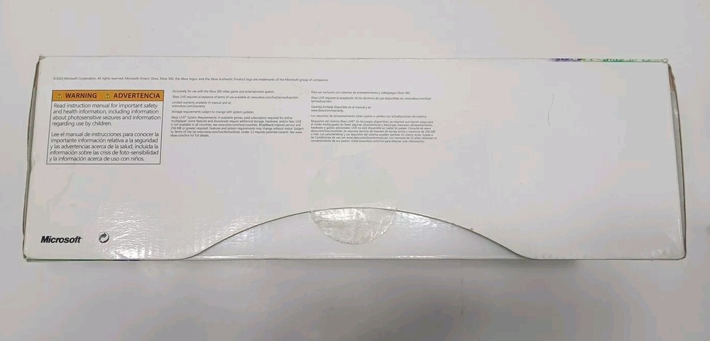 XBOX 360 Kinect Sensor ONLY With Power Cable In Original Box