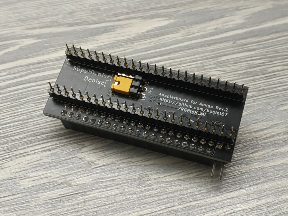 Amiga RGB2HDMI, Adapter + screenshot button , using Raspberry PI Zero (Zero 2W)