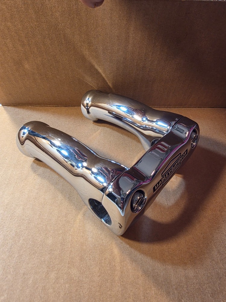 Genuine Harley Davidson 1" Handlebar Chrome Pullback Risers Clamp Bar Shield