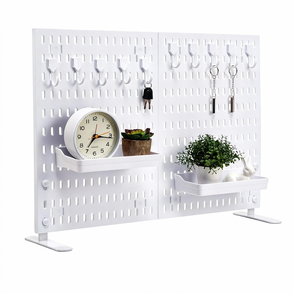 Tabletop Pegboard Display Stand Display Racks Peg Board Organizer Holder