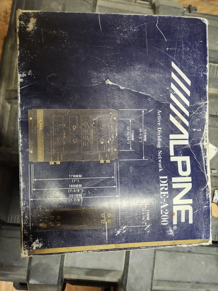 Alpine DRE-A200 Active Dividing Network Crossover Signal Processor