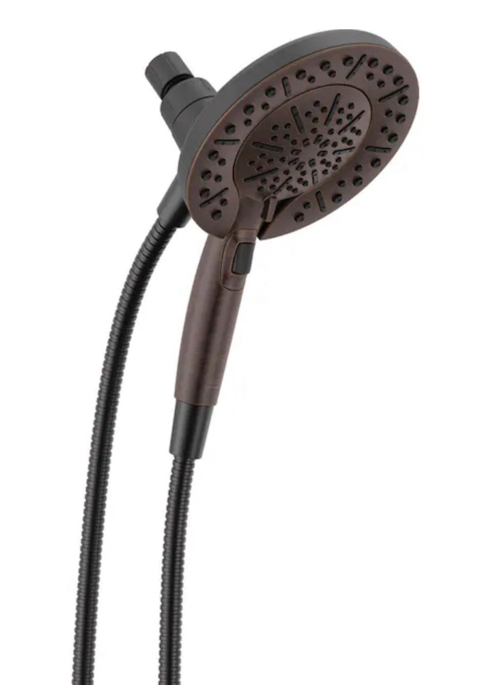 Delta In2ition 2 in 1 shower head. 5 Spray Settings. Venetian Bronze