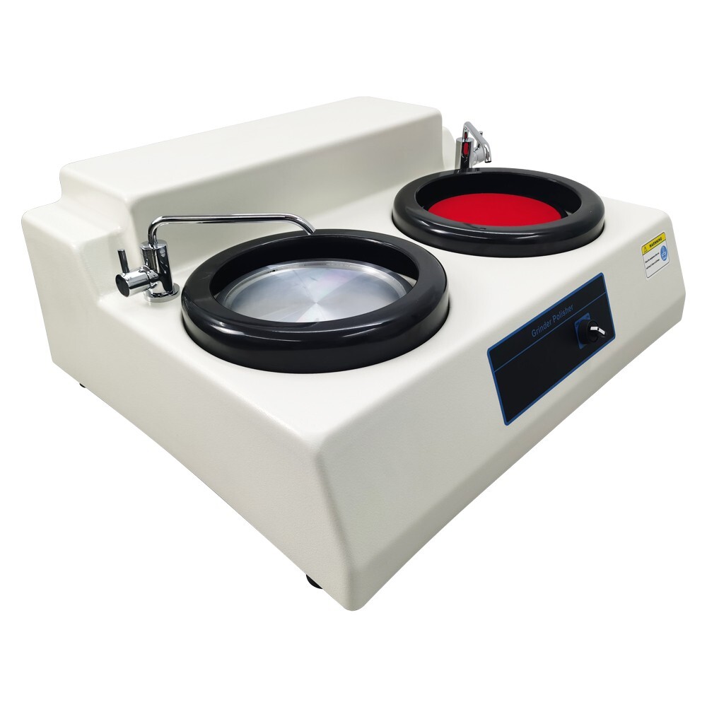 Double Disk Metallography Specimen Polishing Machine 110V 370W
