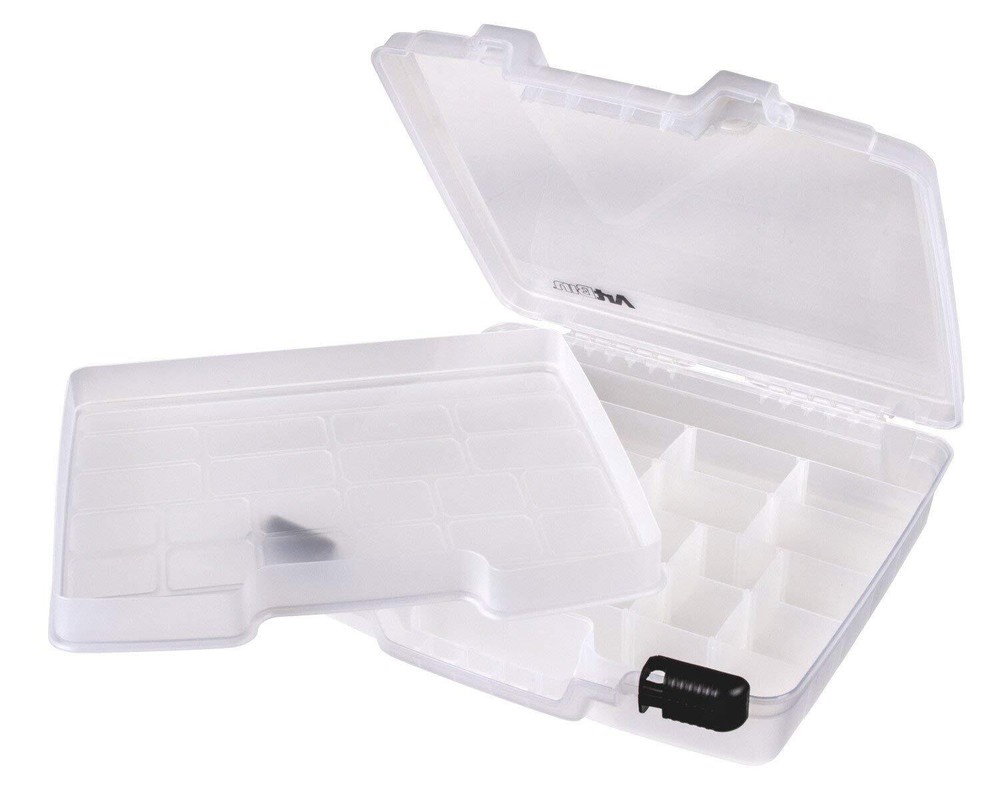 Quick View Deep Base Carrying Case-15x3.25x14.375 Translucent