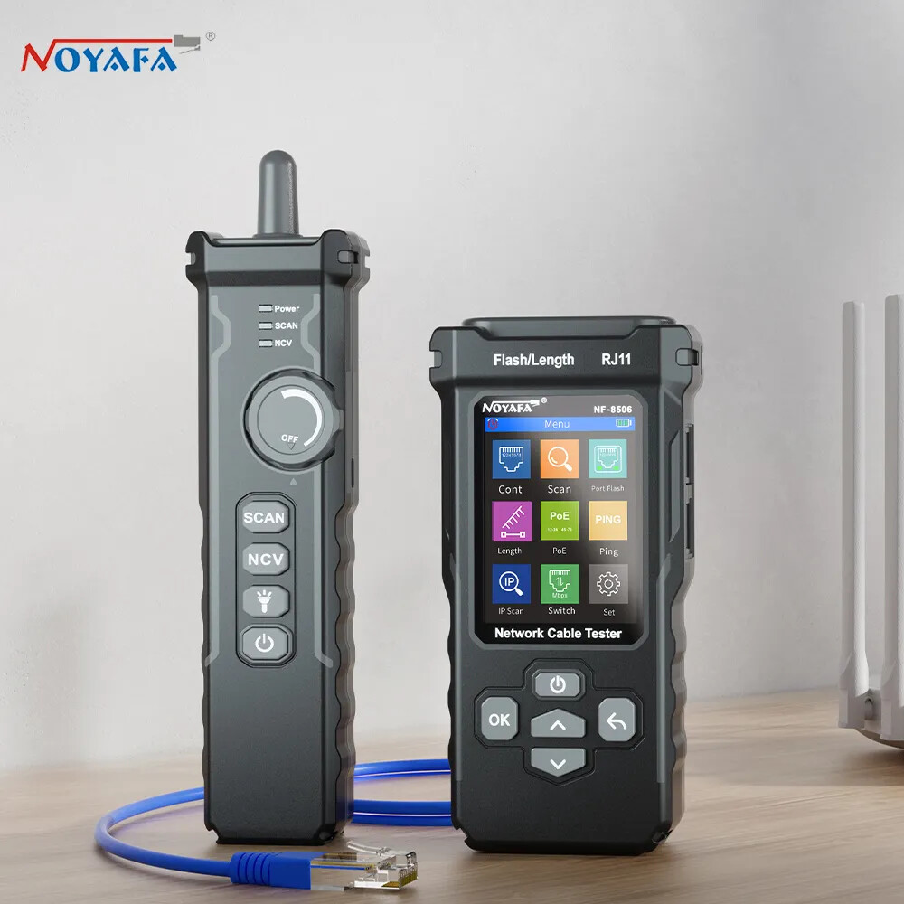Pro Network Cable Tester PING test/IP scan/Poe Measure Length Wiremap Tester