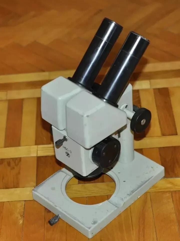 Vintage MICROSCOPE Stereoscopic Binocular MBS-9 LOMO soviet