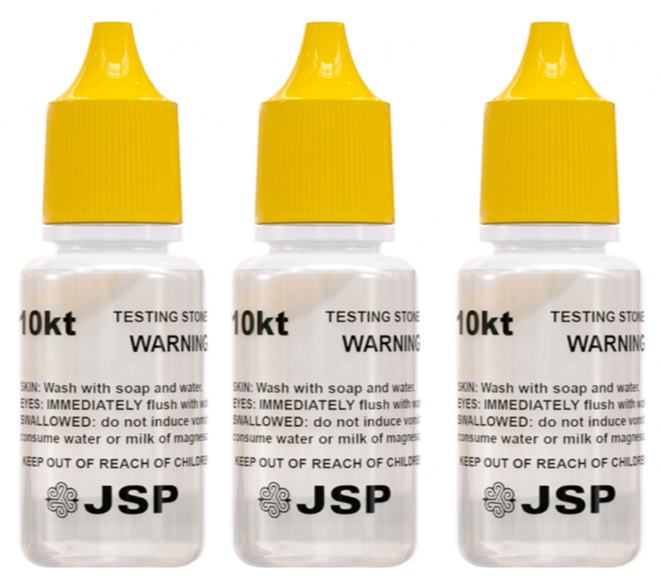 14K 10K 18K Gold Testing Solution Gold Testing Acids Check Authenticity JSP