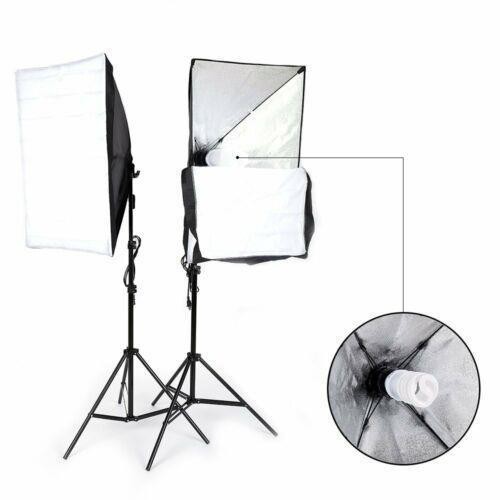 Kshioe Studio Camera Photography Lighting Umbrella Softbox Backdrop Stand Kits