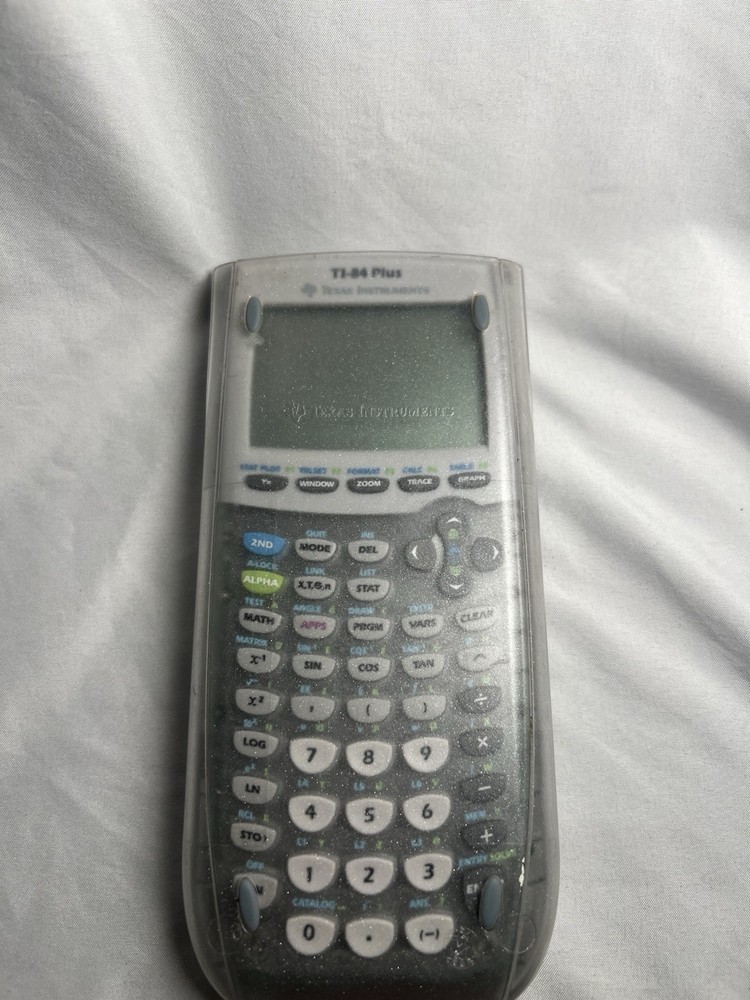 Texas Instruments TI-84 Plus Graphing Calculator Clear Cover