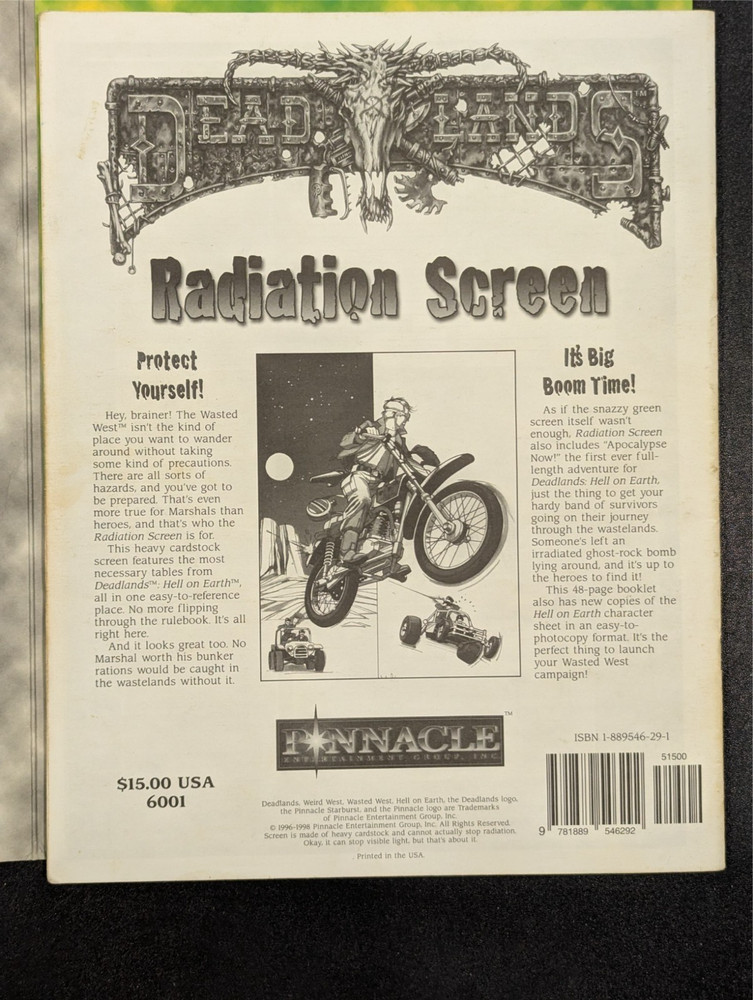 Radiation Screen - Hell on Earth - Deadlands - Pinnacle