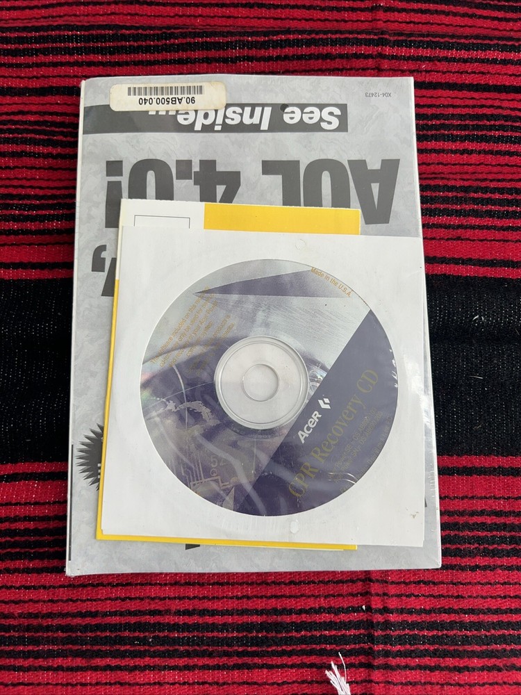 Acer CPR Recovery CD Sealed